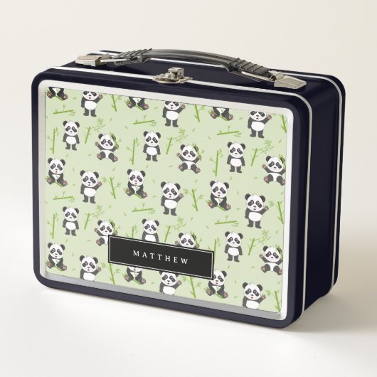 Schattige Panda Beer Bamboe Kawaii Dieren Kinderen (Voorkant)