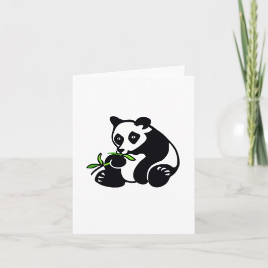Schattige PANDA-Beer - Bedreigde dierenkaart - Kaart (Voorkant)
