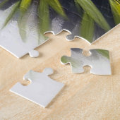 Schattige panda beer die bamboe eet legpuzzel (Zijkant)