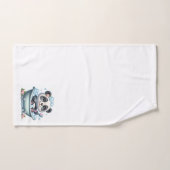 Schattige Panda Beer in een bubbelbad Bad Handdoek (Handdoek)