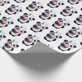 Schattige Panda Beer inpakpapier (Hoek)