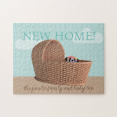 Schattige Panda Beer Nieuw Home Jigsaw Puzzel (Horizontaal)