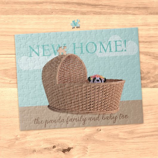 Schattige Panda Beer Nieuw Home Jigsaw Puzzel