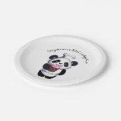 Schattige Panda Beer Papier Bord (Gekanteld)