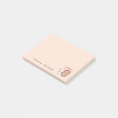 Schattige Panda beren paar liefde, Panda Cartoon N Post-it® Notes (Schuin)