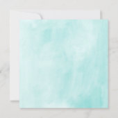 Schattige Panda Beren Square Baby shower Kaart (Achterkant)