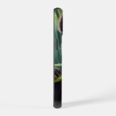 Schattige panda die bamboe eet iPhone 15 case (Rechterkant)