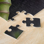 Schattige Panda die Bamboe Eet Legpuzzel (Zijkant)