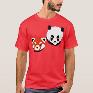 Schattige Panda en Red Panda 2 T-shirt