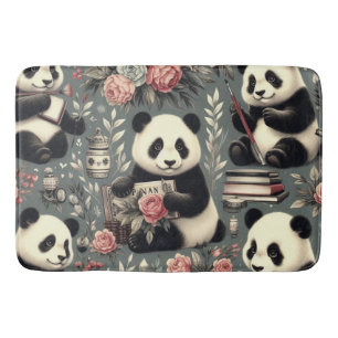 Schattige  Panda Floral Badmat