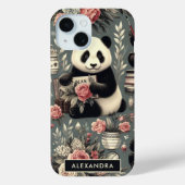 Schattige  Panda Floral Case-Mate iPhone Case (Achterkant)