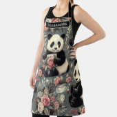 Schattige  Panda Floral Schort (Insitu)