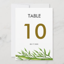 Schattige Panda Greenery Bamboo Verjaardagsfeest