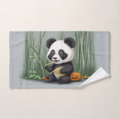 schattige panda handdoek (Handdoek)