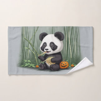 schattige panda handdoek