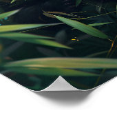 Schattige Panda in Bamboo Forest Waterverf Poster (Hoek)