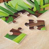 Schattige Panda In Een Bamboe Bos Legpuzzel (Zijkant)