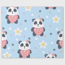 Schattige Panda Inpakpapier, Kawaii Cadeauverpakki