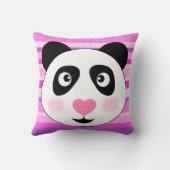 schattige panda, kamer van kind kussen (Achterkant)