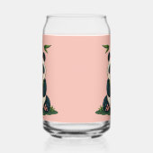 Schattige Panda Knuffelen Bamboe Schattigee Cartoo Blikvorm Glas (Rechts)