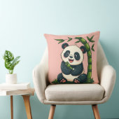 Schattige Panda Knuffelen Bamboe Schattigee Cartoo Kussen (Stoel)
