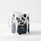 Schattige panda koffiemok (Voorkant links)