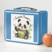 Schattige Panda "Lunchtijd!" Eetstokjes Bamboe Kaw (In situ)
