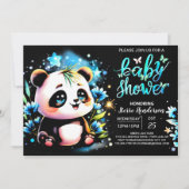 Schattige Panda Magic Adventure Boy Baby shower Kaart (Voorkant)