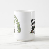Schattige Panda met Bamboe - Aardig  Koffiemok (Center)