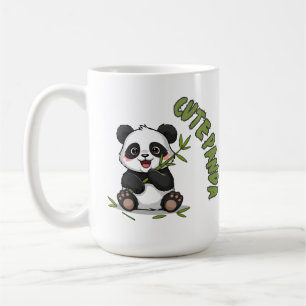 Schattige Panda met Bamboe - Aardig Koffiemok
