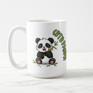 Schattige Panda met Bamboe - Aardig  Koffiemok