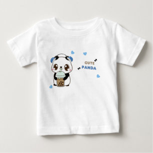 Schattige Panda met Bubble Tea