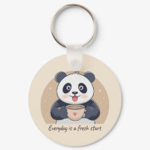 Schattige Panda met Koffie