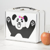 Schattige Panda met Roze Strik (In situ)