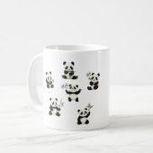 Schattige Panda Mok met Bamboo Design Cup (Voorkant links)