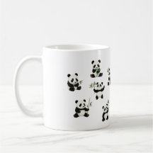 Schattige Panda Mok met Bamboo Design Cup