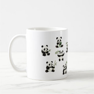Schattige Panda Mok met Bamboo Design Cup