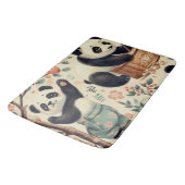 Schattige Panda naadloos schilderen Badmat (Gekanteld)