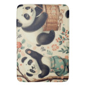 Schattige Panda naadloos schilderen Badmat (Voorkant Verticaal)