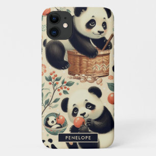 Schattige Panda naadloos schilderen Case-Mate iPhone Case