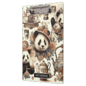  Schattige Panda naadloos schilderen Klembord (Links)