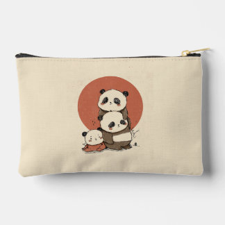 Schattige panda-ontwerp etui
