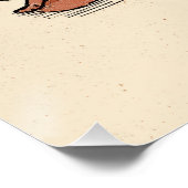 Schattige panda-ontwerp perfect poster (Hoek)