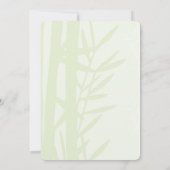 Schattige Panda Paar in Bamboe Waterverf Verjaarda Kaart (Achterkant)