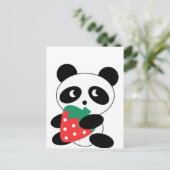 Schattige Panda Party Pack Briefkaart (Staand voorkant)
