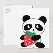 Schattige Panda Party Pack Briefkaart (Voorkant / Achterkant)