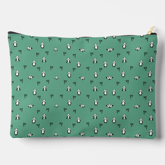 Schattige Panda Pattern Pouch Etui (Achterkant)