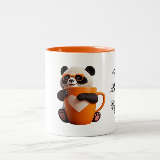 Schattige Panda Print Mok (Center)