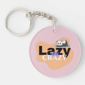 schattige panda sleutelhanger (Voorkant)