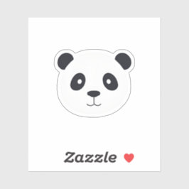 Schattige panda sticker